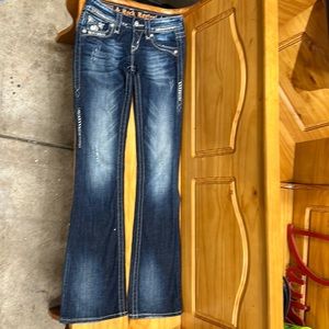 Rock Revival bootcut jeans Fleur-de-lis Celine size 23